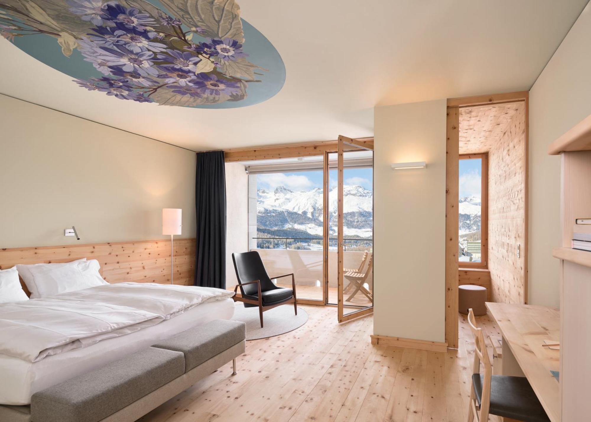 Hotel Maistra 160 Pontresina Buitenkant foto