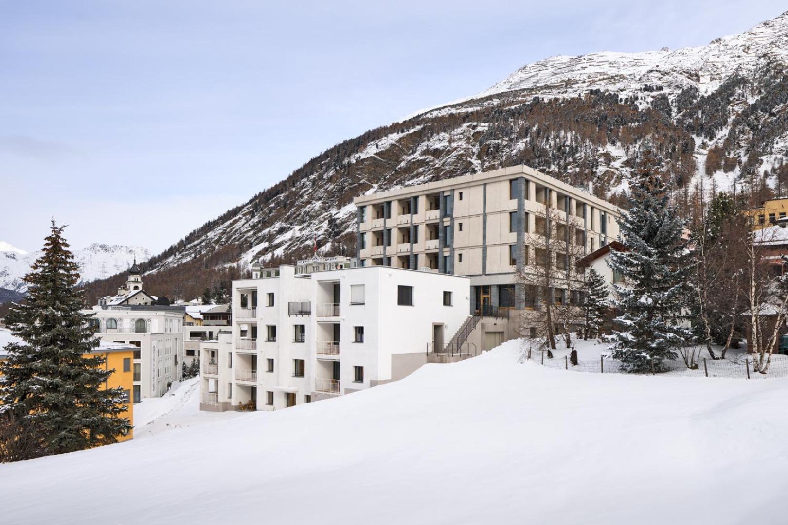 Hotel Maistra 160 Pontresina Buitenkant foto
